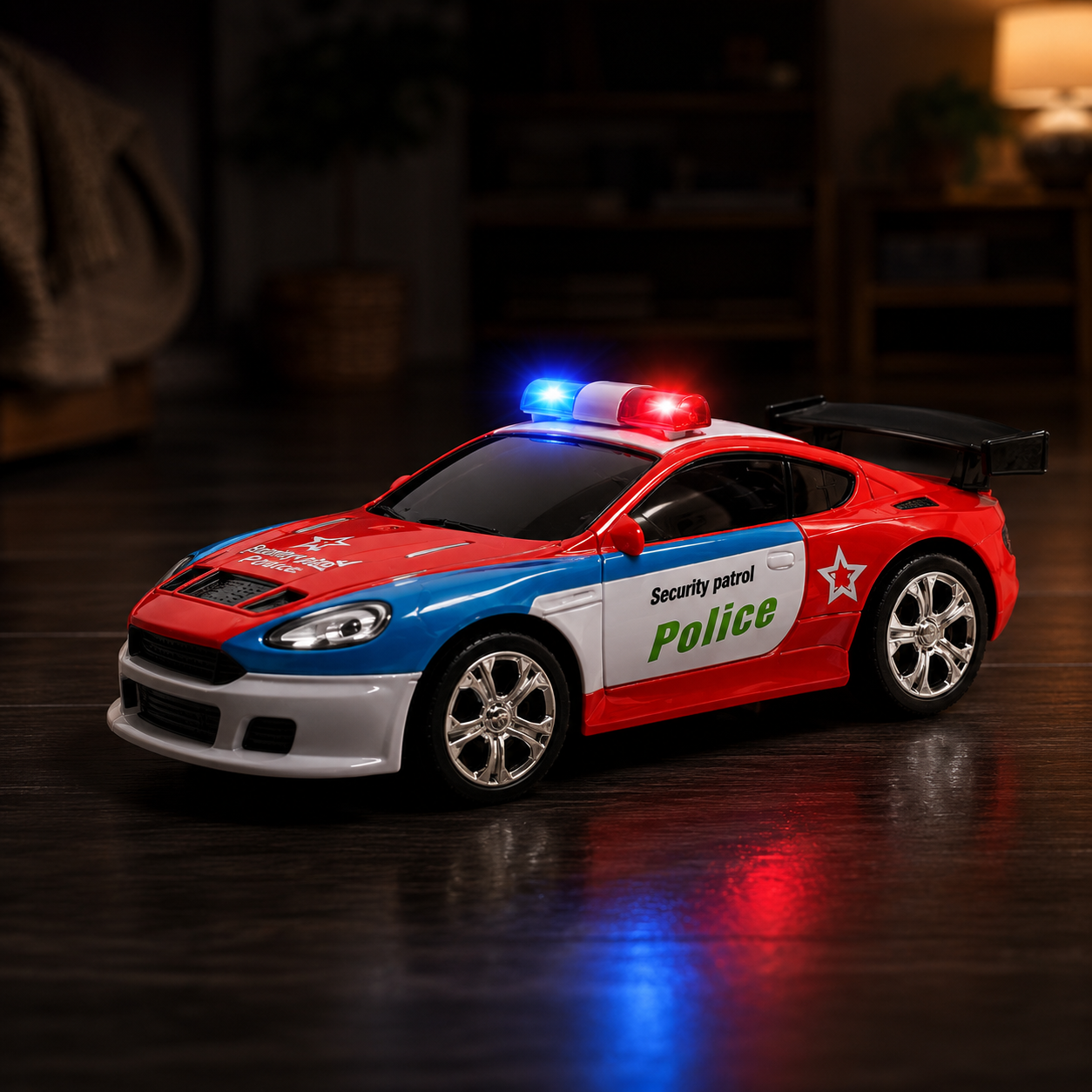 Mini RC Drift Car with LED Lights | 4WD, Dual-Speed, App + Remote