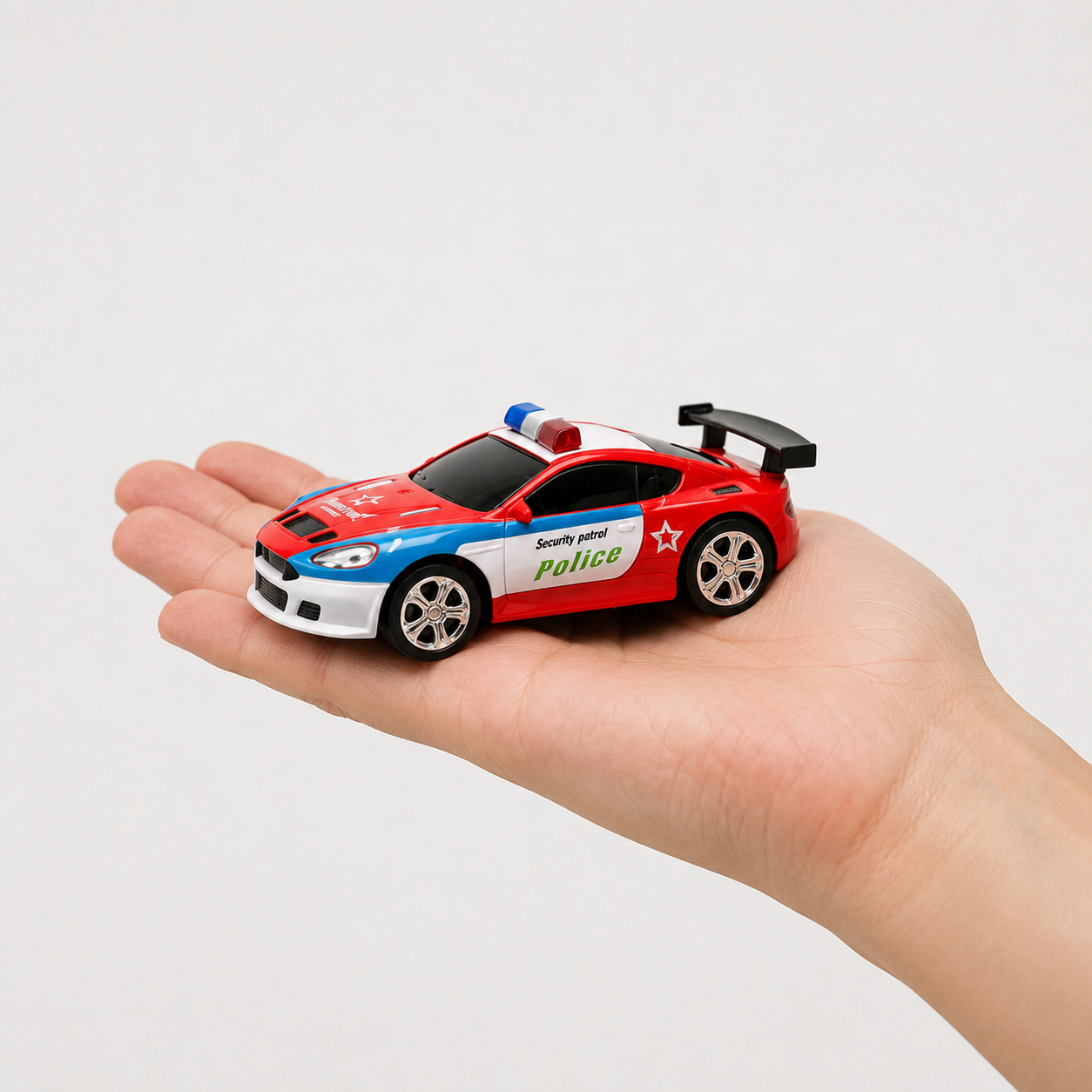 Mini RC Drift Car with LED Lights | 4WD, Dual-Speed, App + Remote