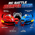 RC Bumper Car Set (Pack of 2) with Lights & Music | Kids Remote Control Cars