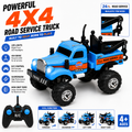 Mini RC Tow Truck | 2.4GHz Remote, Working Lights, USB-C Rechargeable
