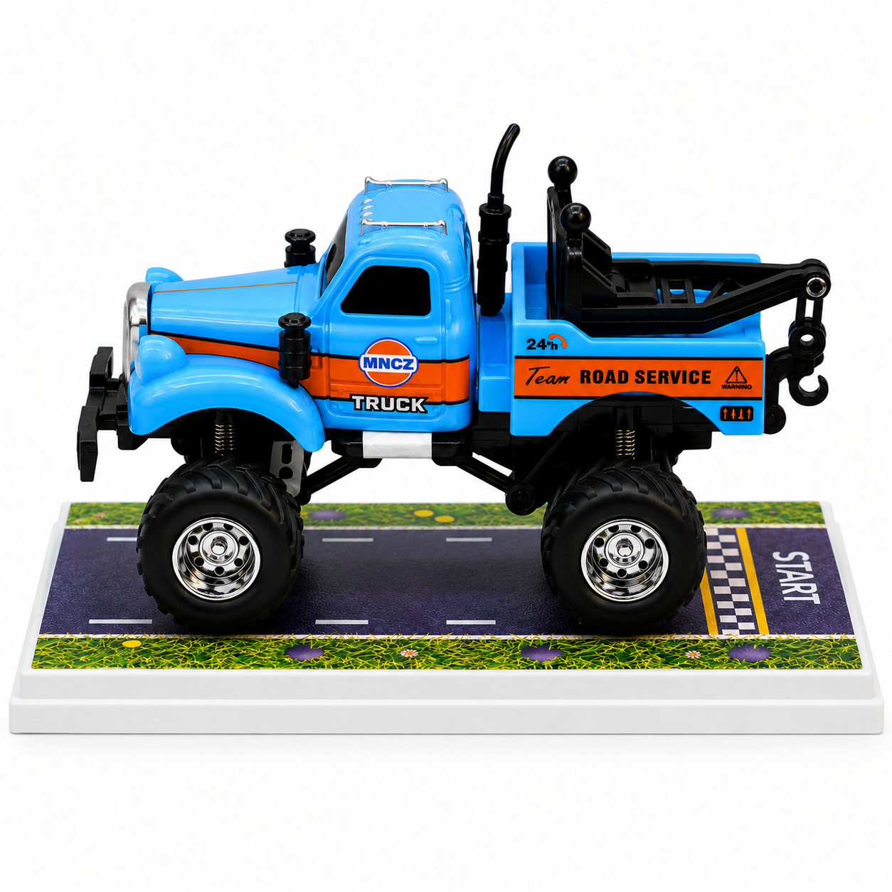 Mini RC Tow Truck | 2.4GHz Remote, Working Lights, USB-C Rechargeable