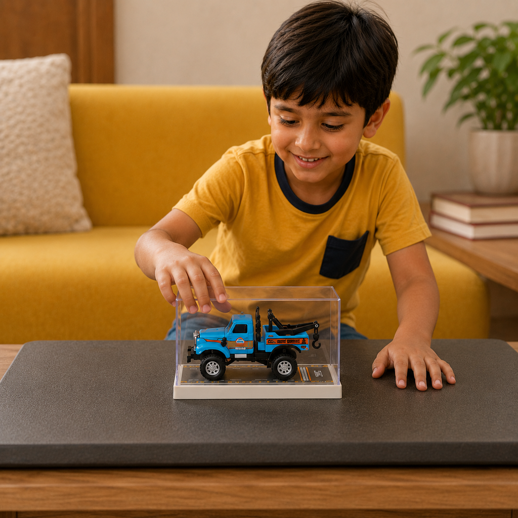 Mini RC Tow Truck | 2.4GHz Remote, Working Lights, USB-C Rechargeable