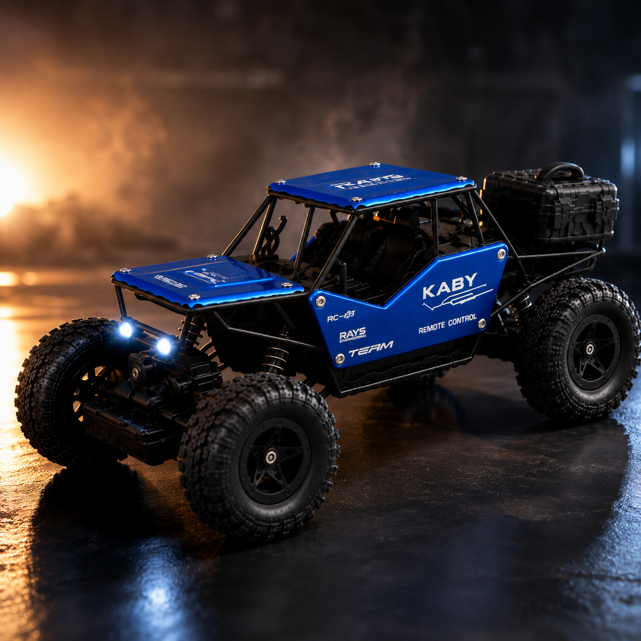 Rock Crawler RC Car 1:18 Scale | 2.4GHz, All-Terrain, LED Lights