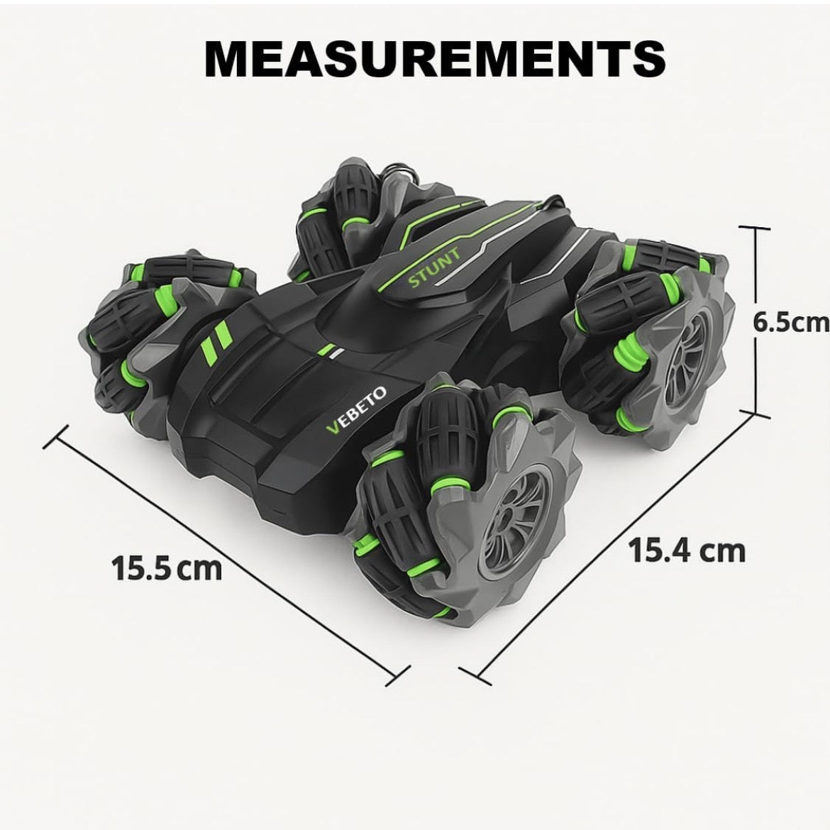 4WD Drift Stunt Car | 360° Double-Sided RC Car with LED Lights & Auto Demo | Rechargeable RC Car