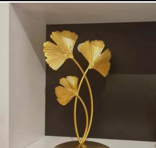 Hand-Painted Flower Design showpiece leaf stand set of 2 for decoration