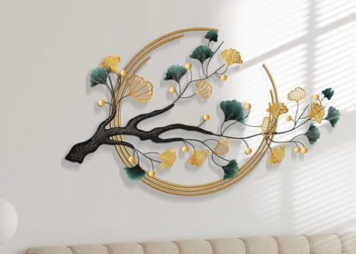 Modern Luxury Leaf Wall Art Wall Decor