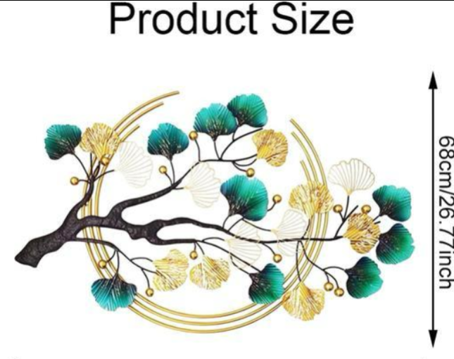 Modern Luxury Leaf Wall Art Wall Decor
